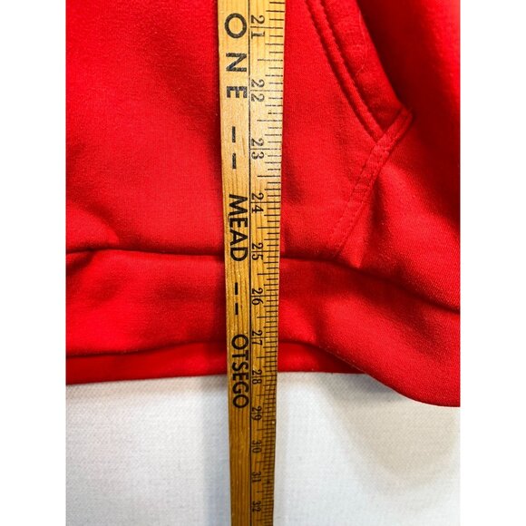 U.S. POLO ASSN. Men's Wordmark Pullover Hoodie Stretch Sz L Red Blue Long Sleeve - Picture 11 of 15